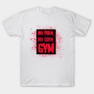 No Pain No Gain Bodybuilding T-Shirt